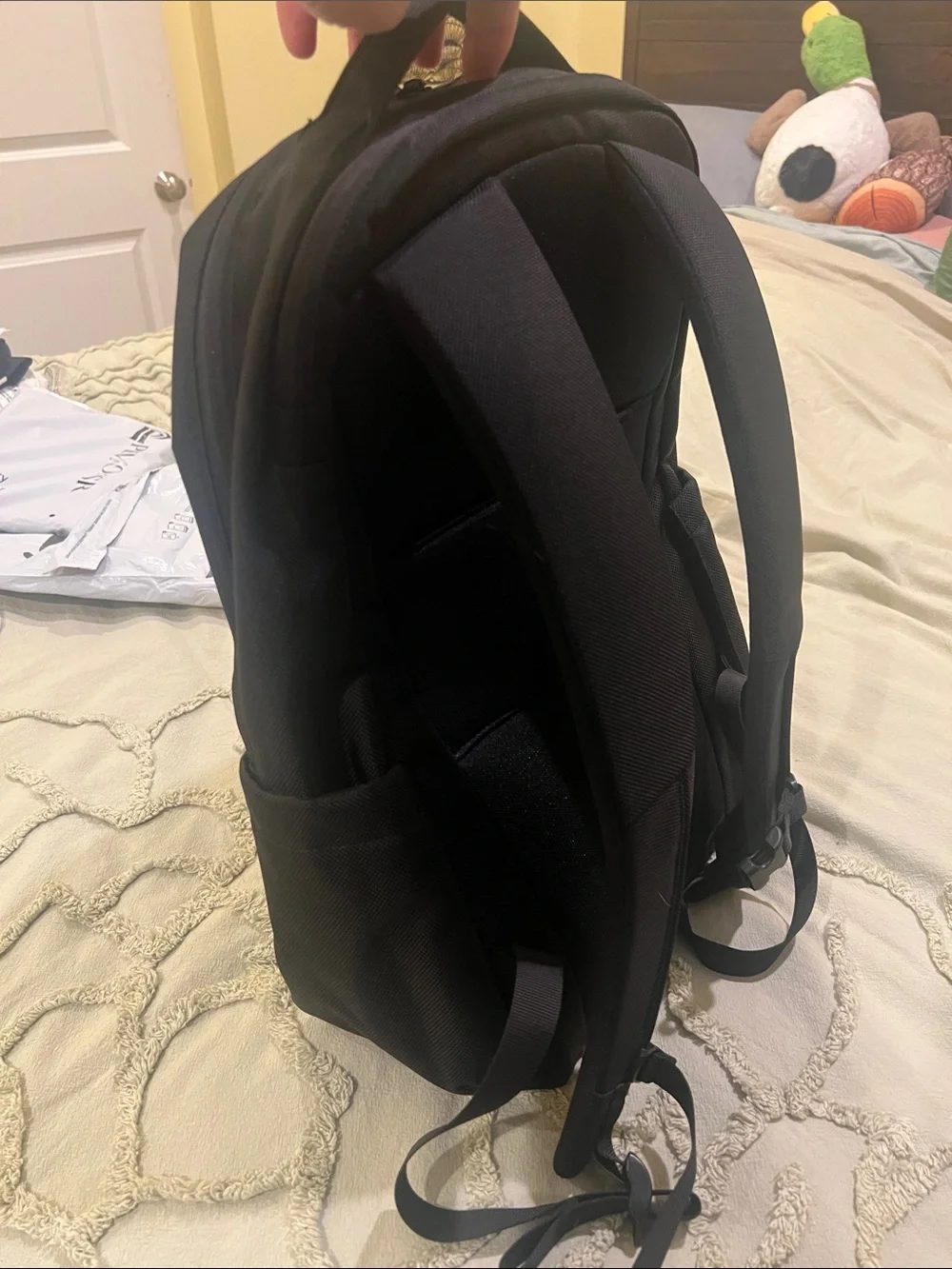 Lululemon Black Men's Multi-Pocket Backpack - Sleek Everyday Carry